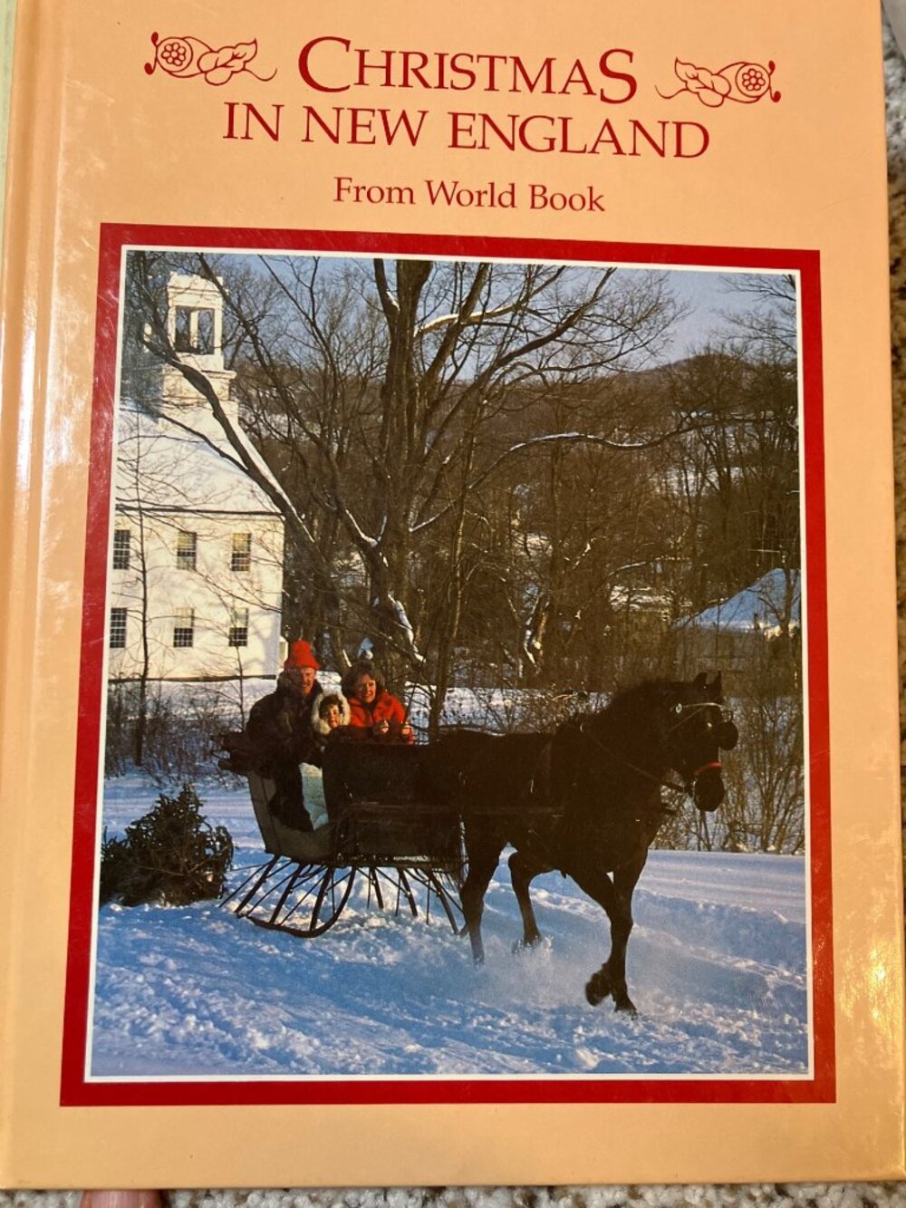 Christmas in New England Hardcover Book 1984